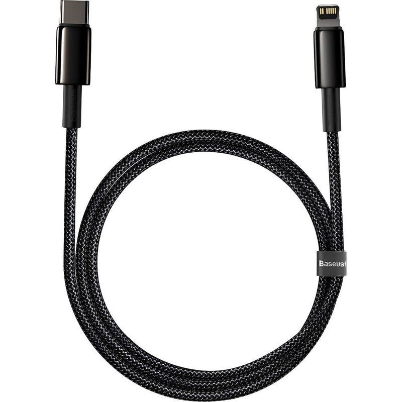 CABLE USB-C/LIGHTNING BASEUS CATLWJ-01 20W 1M BLACK 151588
