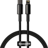 CABLE USB-C/LIGHTNING BASEUS CATLWJ-01 20W 1M BLACK 151588