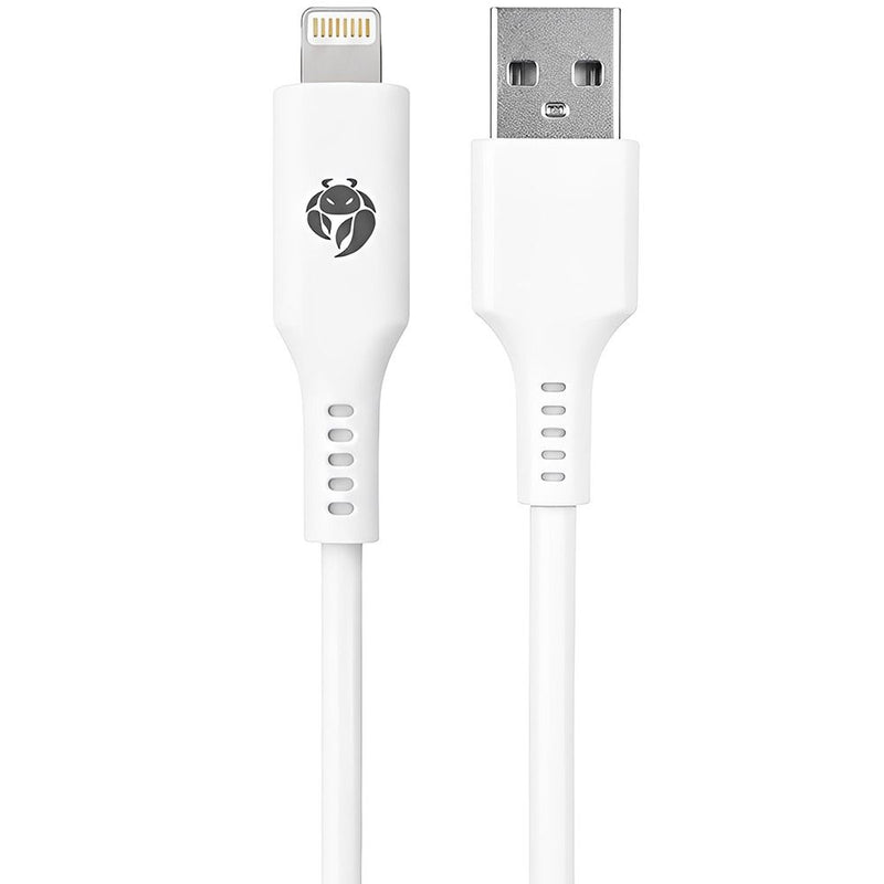 CABLE USB-A/LIGHTNIN KRAB KBAL30 1M WHITE