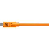 CABLE USB-C TETHER TOOLS OPTIMA 10GBPS 4.6M NARANJA – CONECTOR RECTO - CUC15G2-ORG