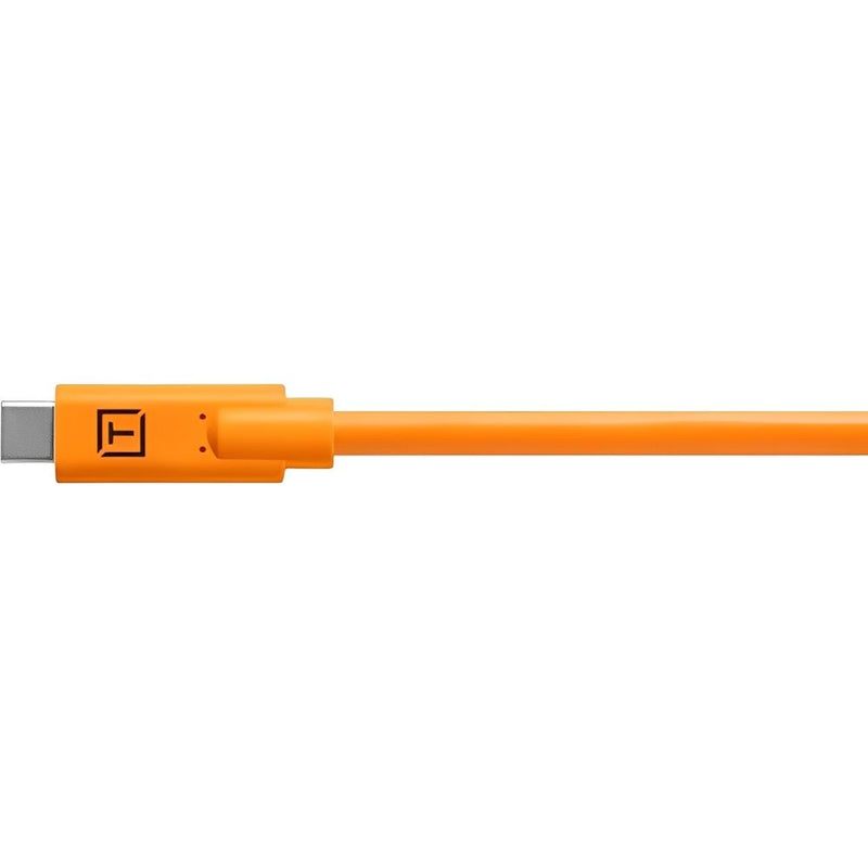 CABLE USB-C TETHER TOOLS OPTIMA 10GBPS 4.6M NARANJA – CONECTOR RECTO - CUC15G2-ORG