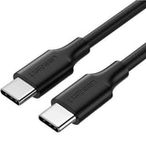 CABLE USB-C A USB-C UGREEN US286 60W 1M BLACK 136752