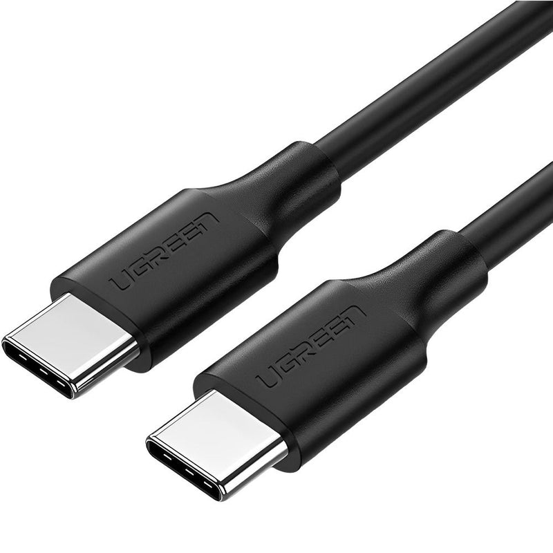 CABLE USB-C A USB-C UGREEN US286 60W 1M BLACK 136752