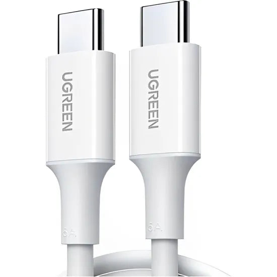 CABLE UGREEN USB-C A USB-C 1M 100W WHITE (60551) 1 AÑO GTA Product
