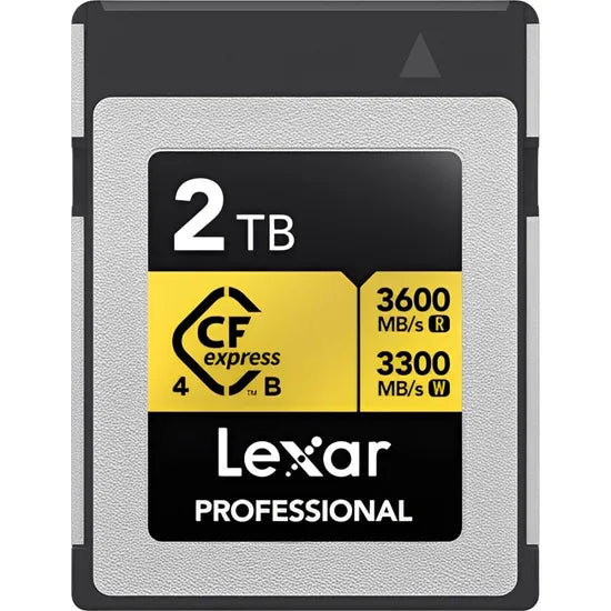 MEMORIA RAM CF EXPRESS 4.0 2TB LEXAR PROFESSIONAL TIPO B GOLD SERIES 3600-3300 (LCXEXP4002T-RNENG) Product