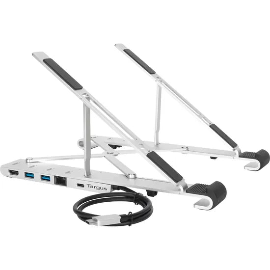 SOPORTE P/ NOTEBOOK TARGUS + HUB USB-C/USB-C/2USB-A/HDMI/LAN AWU100005GL-91 GRAY Product