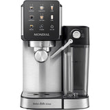 CAFETERA MONDIAL EXPRESSO DOLCE LATTE 20 BAR C-28-ECL TOUCH/220V/SILVER/BLACK