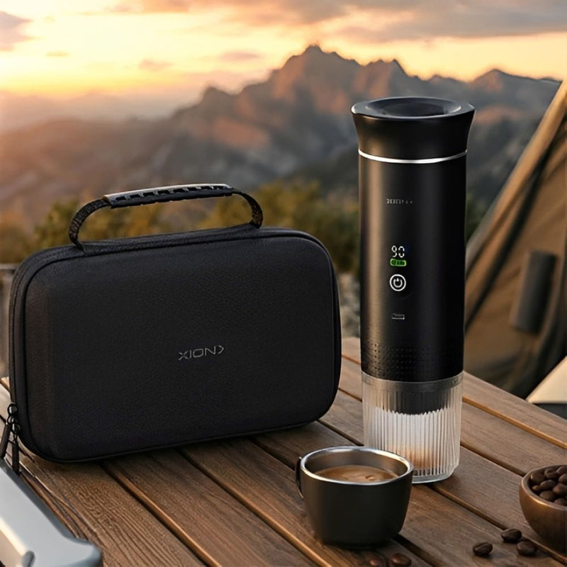 CAFETERA AUTOMATICA PORTATIL XION XI-CM2 ESPRESSO/CALIENTE/20BAR/BLACK