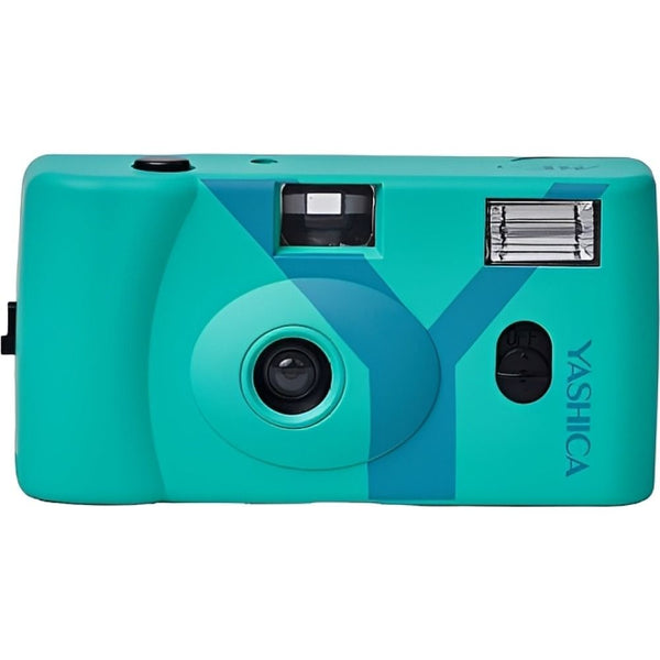 CAMARA ANALOGICA YASHICA MF-1 SNAPSHOT ART TURQUESA