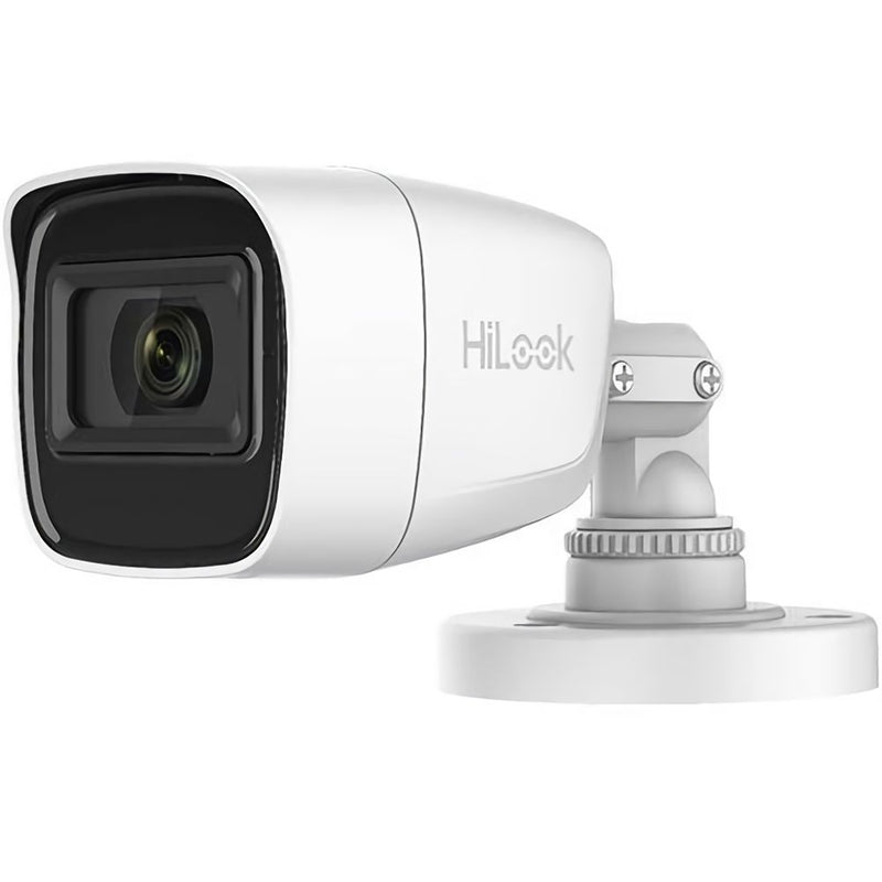 CCTV HILOOK MINI BULLET THC-B120-PS AUDIO 1080P/2MP/MIC/IP66/20M IR/2.8MM/EXT