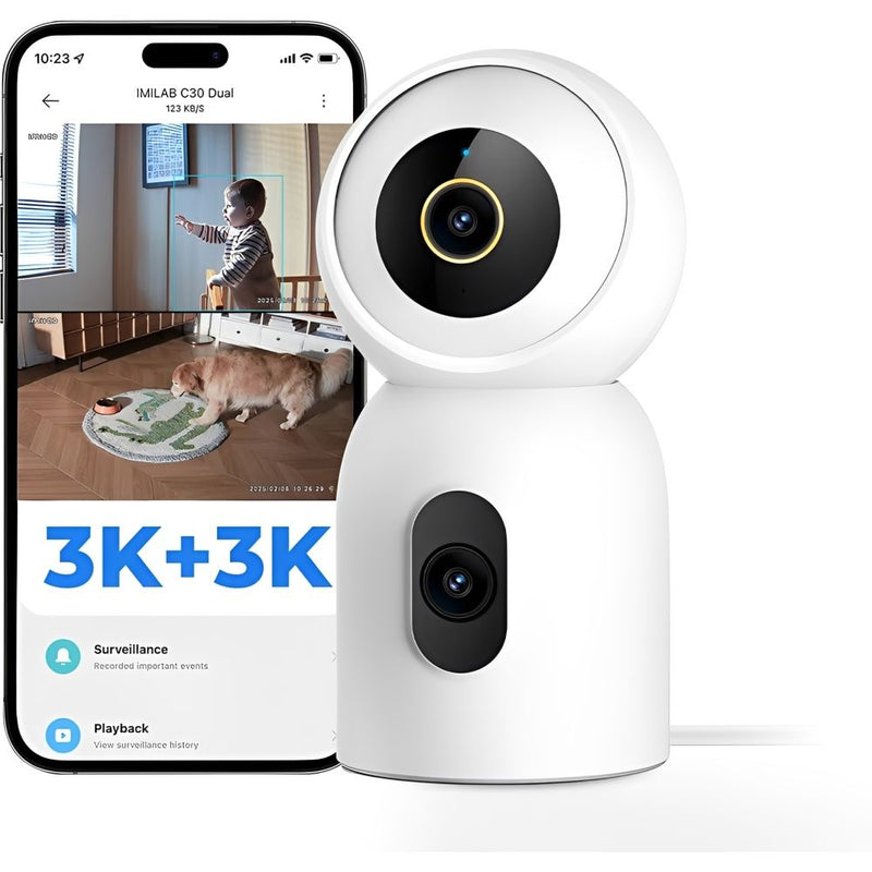 CAMARA IP IMILAB C30 DUAL CMSXJ111A 3K/WIFI/WHITE