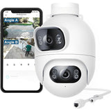 CAMARA IP IMILAB MI HOME SECURITY EC6 DUAL PRO CMSXJ68A OUTDOOR/WIFI/2K/PTZ/WHITE 131689