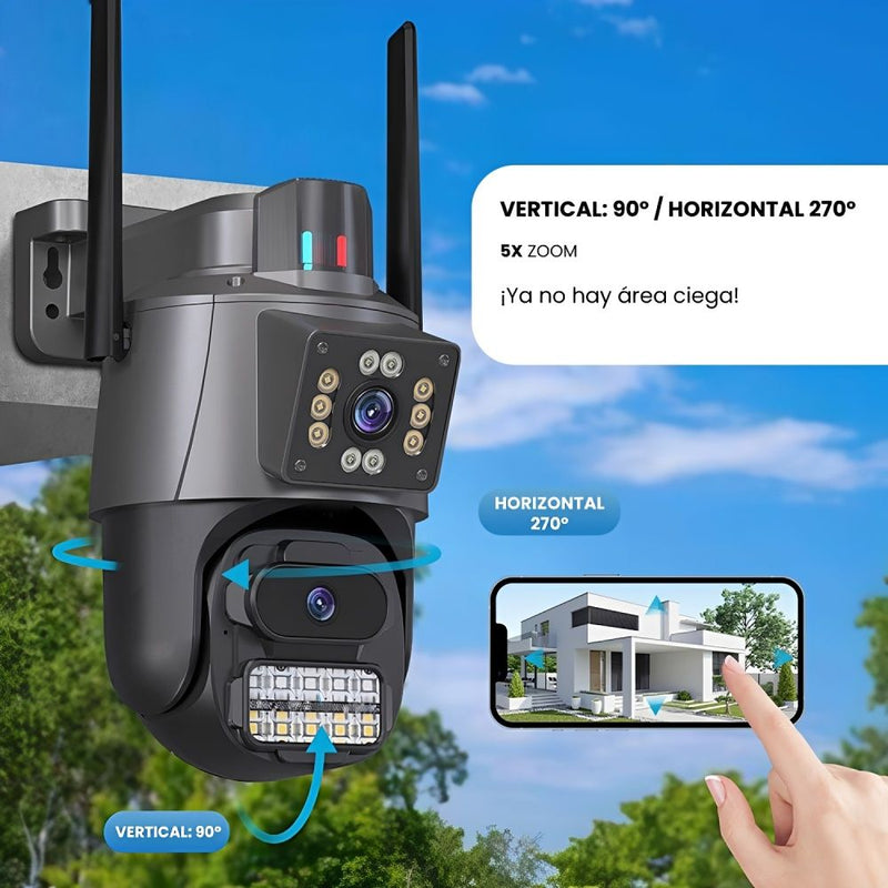 CAMARA SMART WIFI INTERIOR DOBLE LENTE XI-CCTV6422