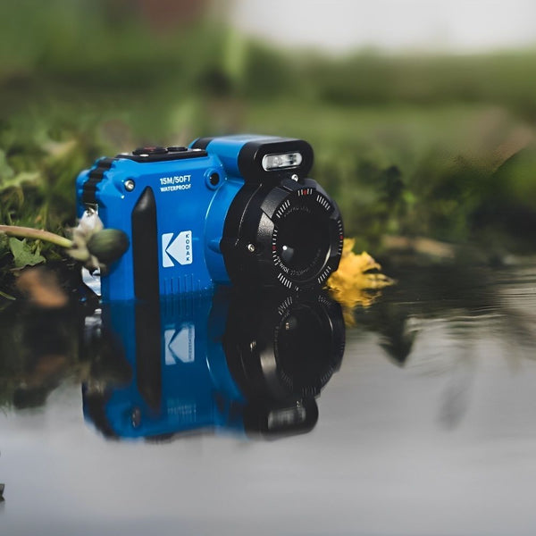 CAMARA KODAK PIXPRO WPZ2 BUNDLE (2 BAT + MEM 16GB) BLUE