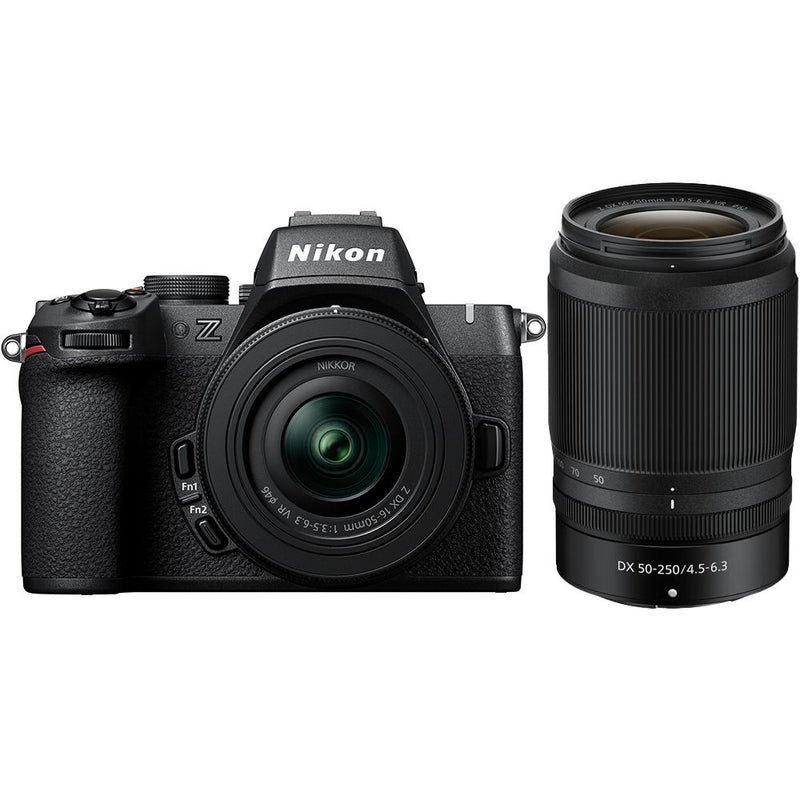 Nikon Z50 II 20.9MP 3.2" Digital Camera Z DX 16-50MM VR Lens + Z DX 50-250MM VR 131405
