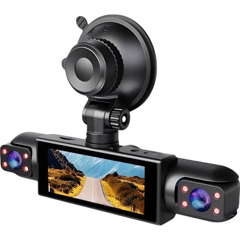 CAMARA P/AUTO C/PANTALLA SATELLITE A-DVR4011 1080P/3,16"/4CAM/32GB/170°
