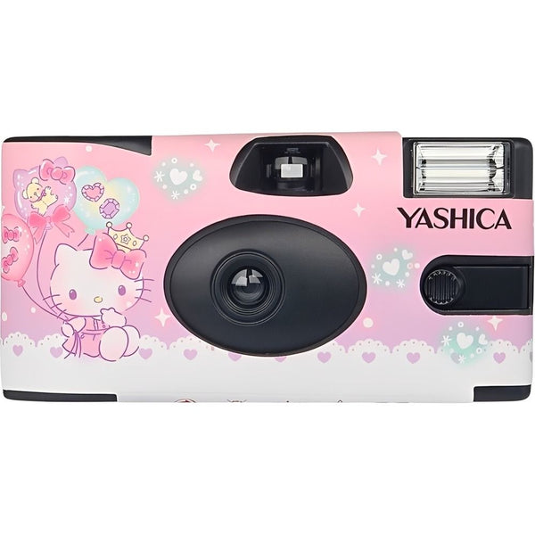 CAMARA DESCARTABLE YASHICA 27 EXP ISO 400 PINK HELLO KITTY