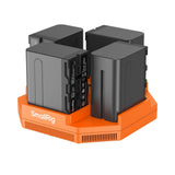 SMALLRIG KIT BATERIA NP-F970 (4 BATERIAS + CARG. CUADRUPLE) 4834