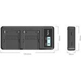 SMALLRIG CARGADOR DE BATERIA NP-F970 4086 108879