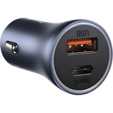 CARGADOR P/ AUTO BASEUS CCJD-0G 40W USB-A+USB-CBLUE GRAY 123110