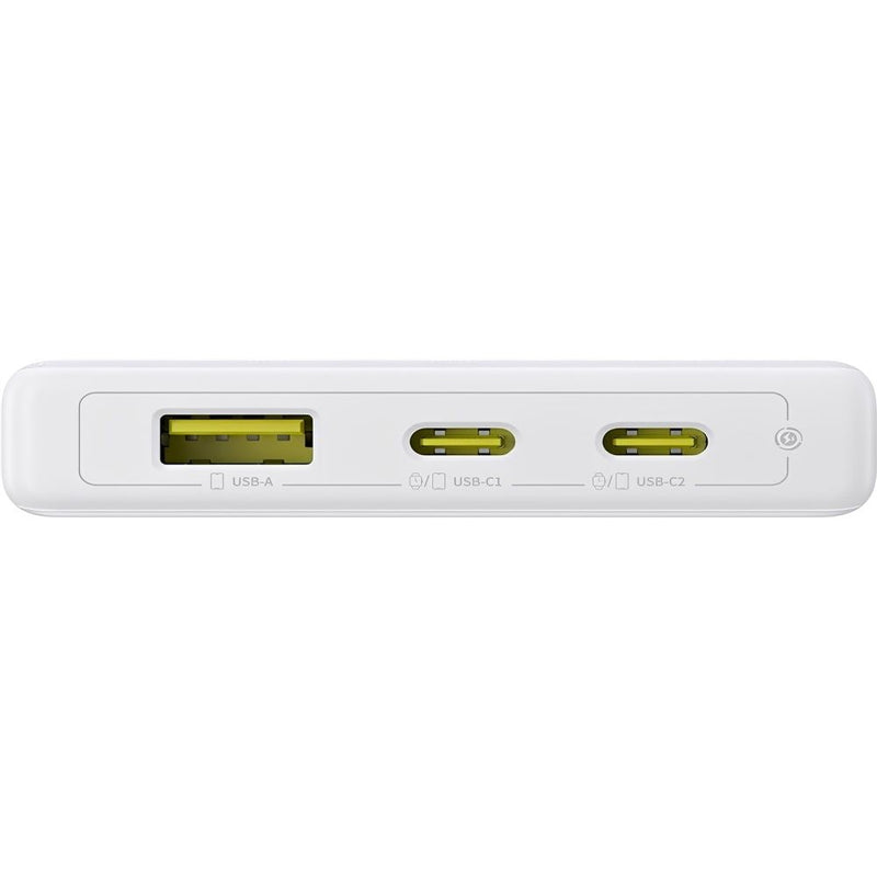 CARGADOR PORTATIL BASEUS PICOGO 20W 10.000MAH LCD USB-A+2USB-C+CABLE USB-C WHI P10076801213