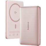 CARGADOR PORTATIL WIRELESS BASEUS PICOGO AM41 QI2 MAGNETIC 27W 10.000MAH PINK E0027202 151636