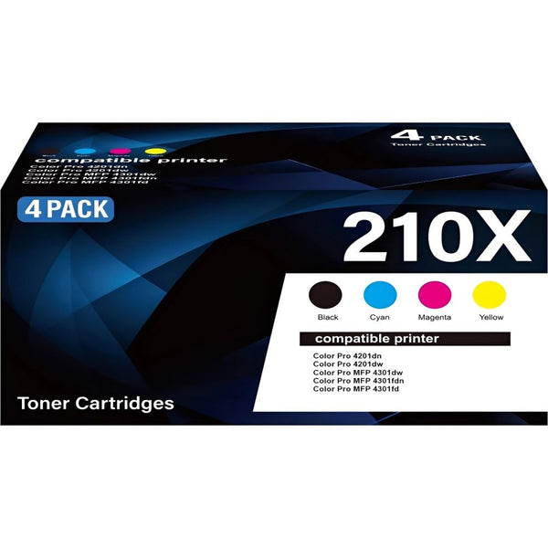 TONER P/ HP 210X W2100X PACK BLACK/CYAN/YELLOW/MAGENTA (4201/4301)