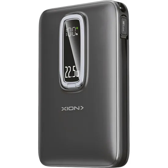 CARGADOR PORTATIL WIRELESS XION XI-PB100 USB-C + USB-A 10.000MAH BLACK