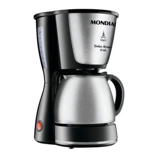 CAFETERA MONDIAL C-34JI-15X DOLCE AROME JARRA DE INOX - NEGRO 220V Product