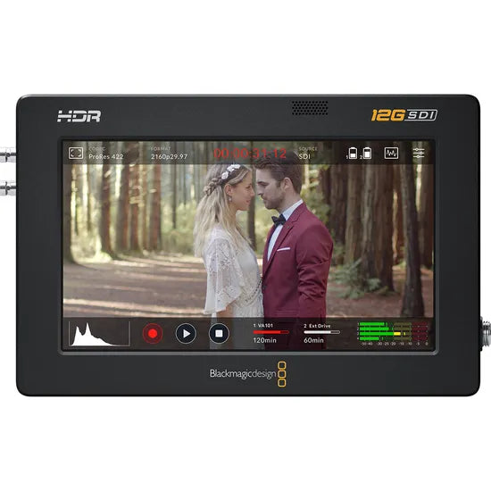 BLACKMAGIC MONITOR 5"" VIDEO ASSIST 12G SDI/HDMI HDR (BMD-HYPERD/AVIDA12/5HDR)