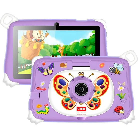 TABLET C IDEA CM86 KIDS WIFI 7"" 8GB/256GB PEN+ACCS KIDS PURPLE