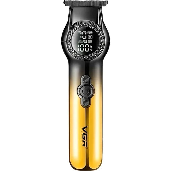 AFEITADORA/TRIMMER VGR V-990  LCD/RECARGABLE GOLD Product