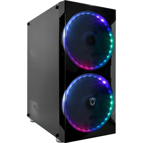 GABINETE SATELLITE GAMER K879 2 FAN 20CM E-ATX  BLACK