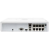 CAMARA DE SEGURIDAD HIKVISION NVR MINI DS-7108NI-Q1/8P POE P/8CH 4MP/H.265+/WHITE