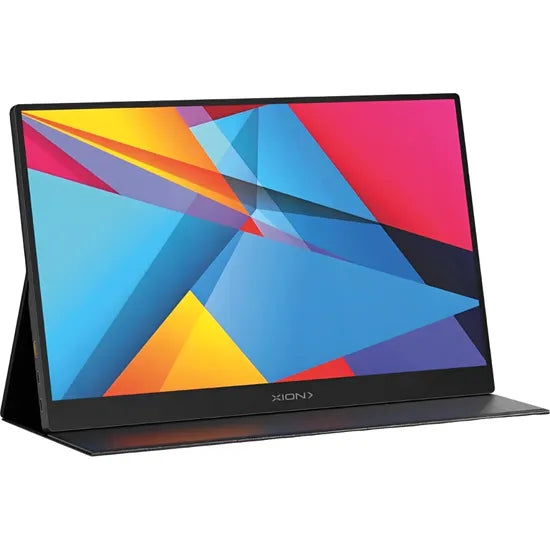 MONITOR PORTATIL 15"" XION XI-MNT15 FHD/IPS/60HZ/USB-C/MINI HDMI/BLACK