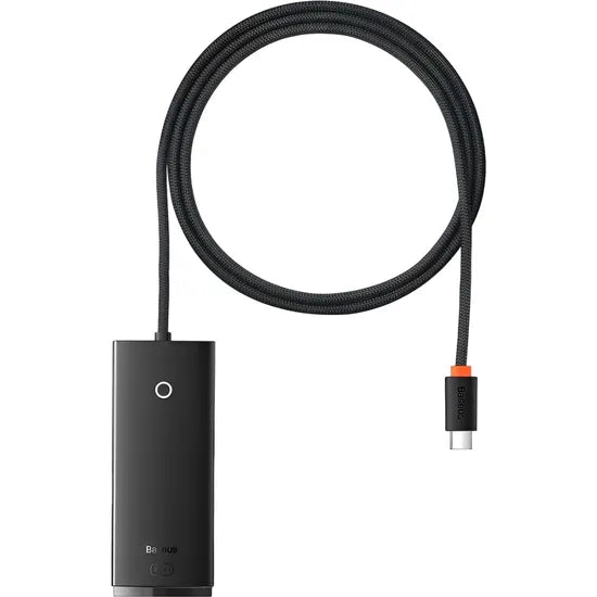 HUB 4-IN-1 BASEUS LITE SERIES USB-C / 4 USB-A 3.0 WKQX030401 1M BLACK 1 AÑO GTA Product