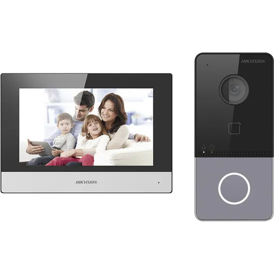 VIDEO PORTERO HIKVISION DS-KIS603-P 7""/2MP/HD/WIFI