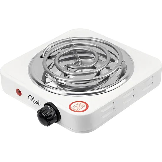 COCINA ELECTRICA 1 HORNALLA QUANTA KRAB KBCE1001 1000W/5TEMP/WHITE 220V Product