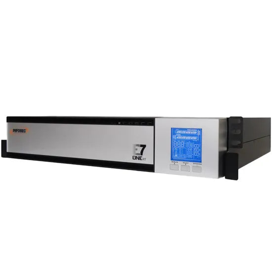 UPS INFOSEC E7 ONE 1000 RT NEMA HV ON-LINE/1000VA/RACK/TOWER/LCD/220V