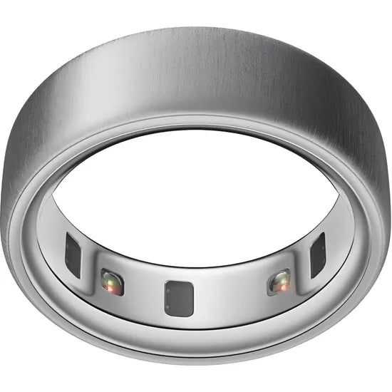 ANILLO SMART OURA RING GEN4 METALLIC BRUSHED SILVER TAM 12