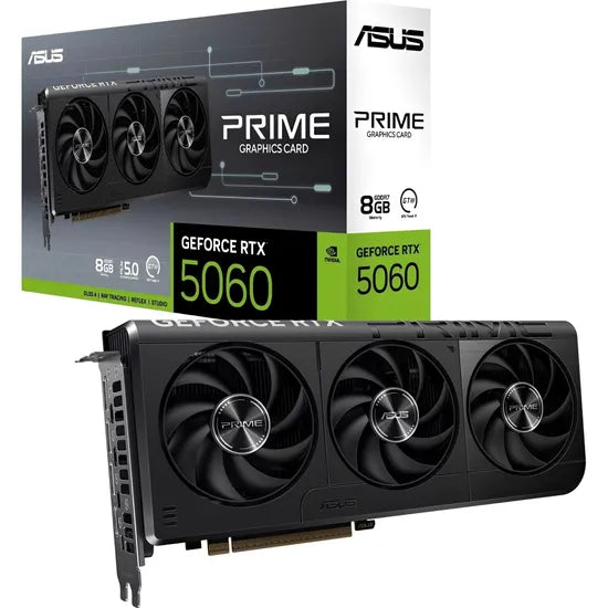 PLACA DE VIDEO ASUS RTX5060 PRIME 8GB/GDDR7/2527MHZ/3FAN
