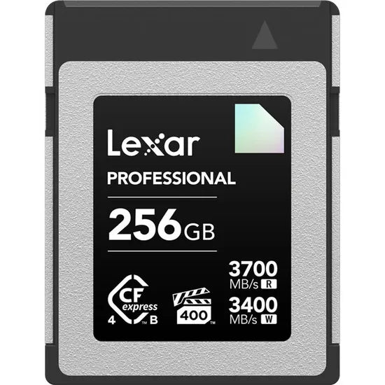 MEMORIA RAM CF EXPRESS 256GB LEXAR PROFESSIONAL TIPO B DIAMOND 3700-3400MB/S (LCXEXD4256G-RNENG)