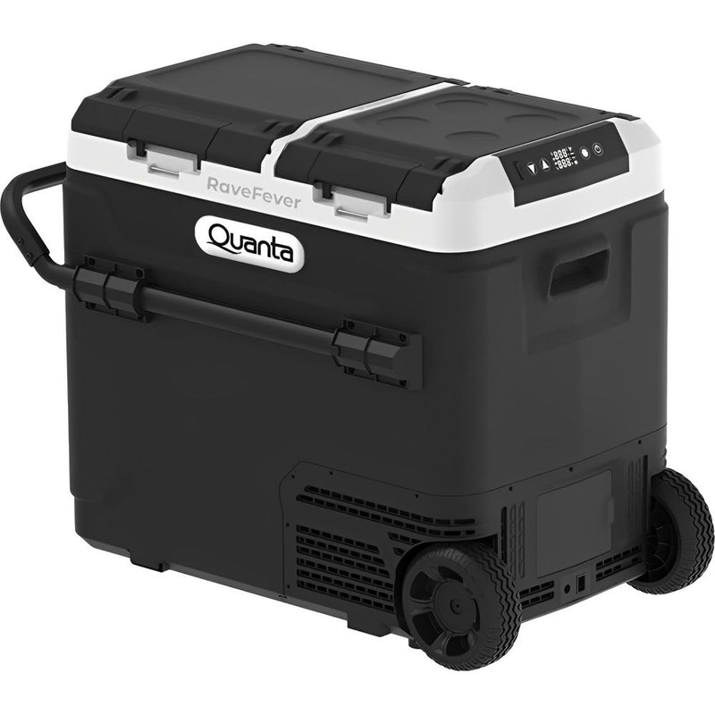 CONSERVADORA QUANTA QTCD60 RAVEFEVER 60L/12V/24V/BIVOLT/R600A/PANEL DIGITAL/APP/BLACK WHITE