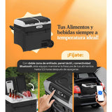 CONSERVADORA QUANTA QTCDB60 RAVEFEVER C/BATERIA 60L/BIVOLT/R600A/PANEL DIGITAL/APP/BLACK WHI 141001