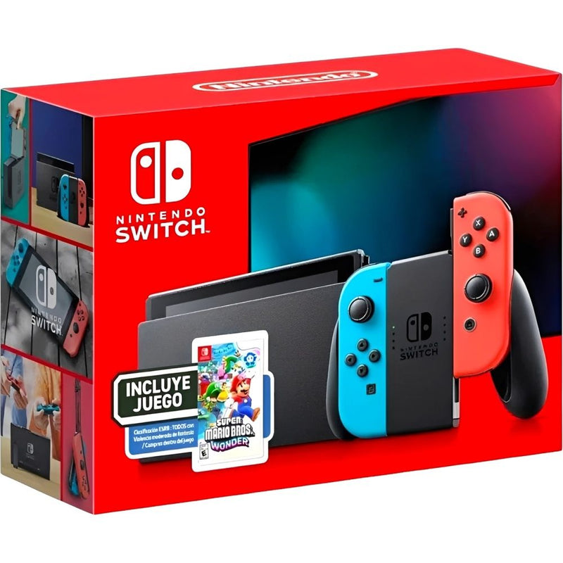 CONSOLA NINTENDO SWITCH 32GB RED/BLUE + MARIO WONDER