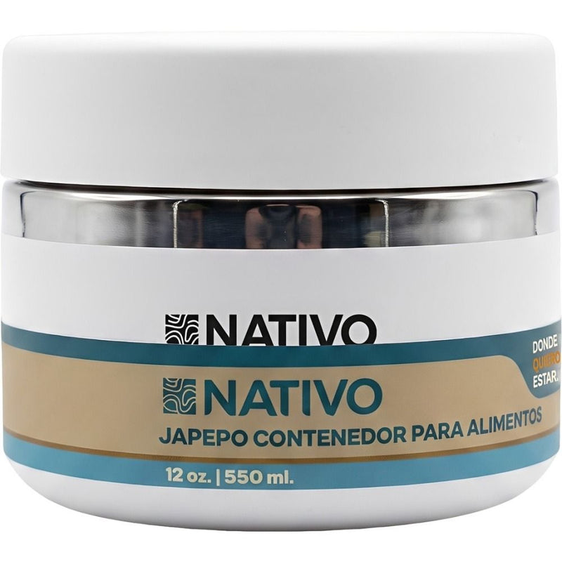CONTENEDOR TERMICO P/COMIDA NATIVO JAPEPO- 550ML - BLANCO