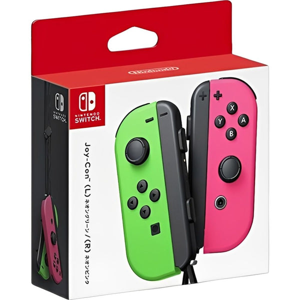 NINTENDO SWITCH CONTROL JOY-CON NEON GREEN/PINK