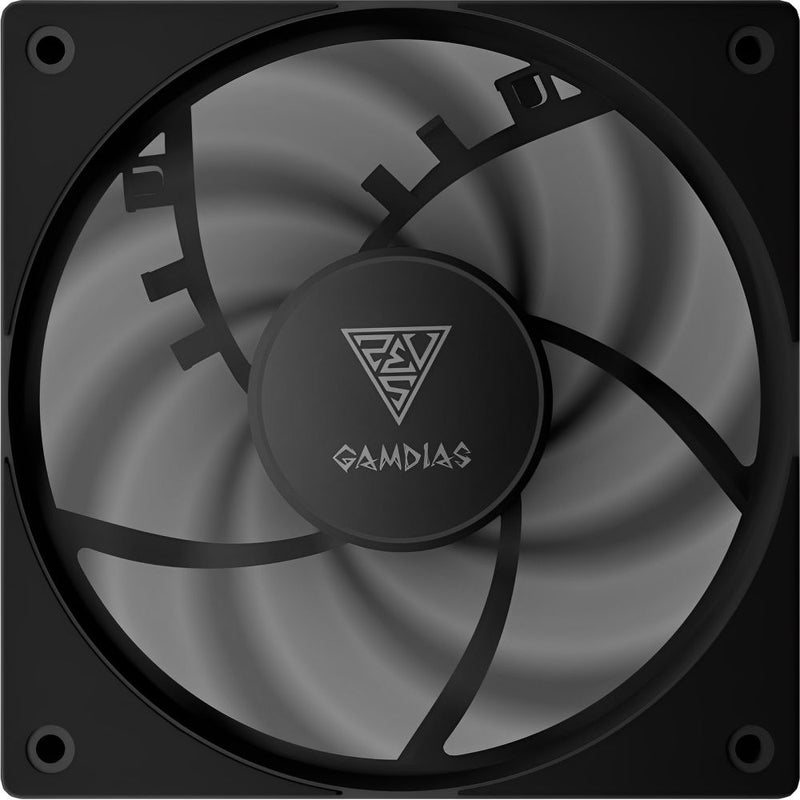 COOLER GAMDIAS NOTUS M1-1201 PWM 120MM BLACK (1FAN)