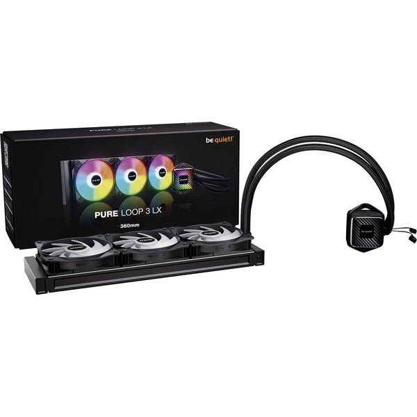 COOLER LIQUID COOLER BE QUIET! PURE LOOP 3 LX ARGB 360MM PWM/3FAN/BLACK (BW031EU) 1GTA.BR