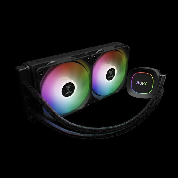 COOLER LIQUID GAMDIAS AURA GL240 LITE ARGB 240MM PWM/3FAN/BLACK 1GTA.BR